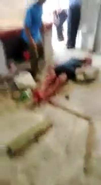 That decorticate posturing tho