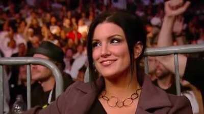 Gina Carano doing her sexy little lip bite is hot