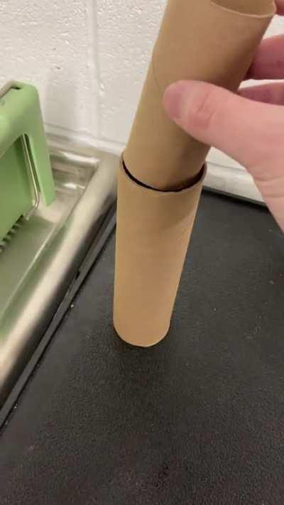 Hey guys check out how this tube fits in the other tube