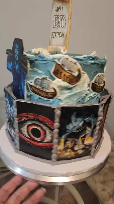 My nephews EPIC THE MUSICAL birthday cake