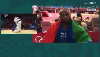 Medalha de bronze para o judoca português Jorge Fonseca: 'Dedico esta medalha aos dirigentes da Puma e da Adidas que acharam que eu não tinha capacidade para ser representante deles. Um grande beijinho para eles'