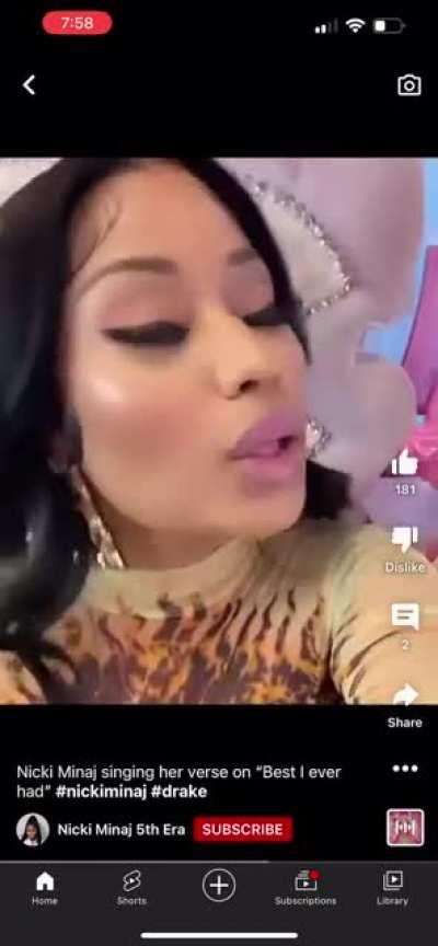 U can see a lil bit of her nipple