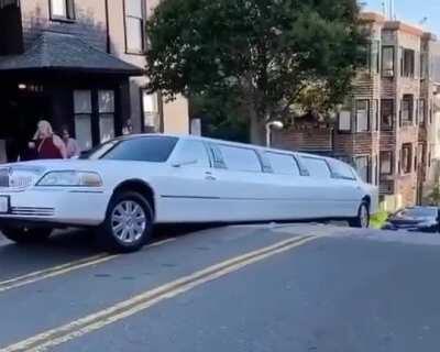 limo over a hill