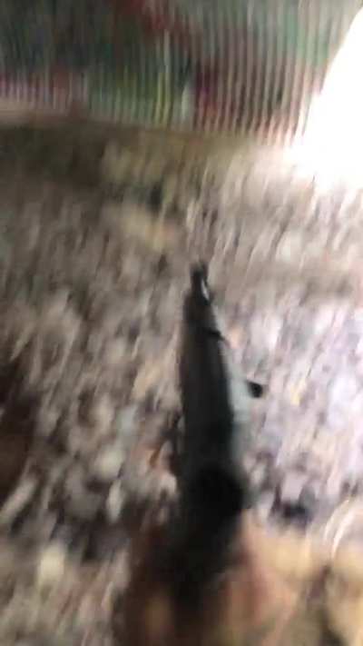 Airgun conversion to a 27 cal shoots 22. Hollow pellets