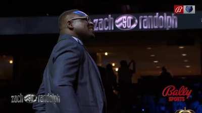 [Highlight] Grizzlies officially retire Zach Randolph's #50