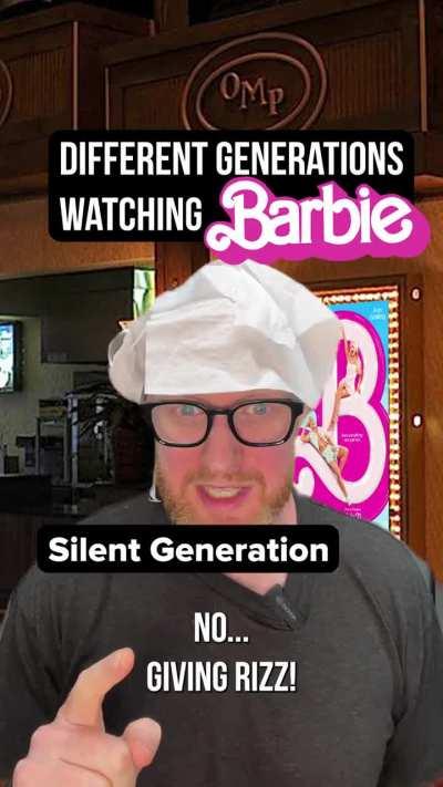 Different Generations Watching âBarbieâ ð