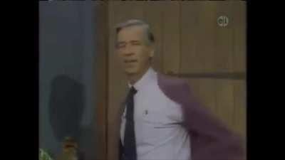 Mister Rogers with words of encouragement