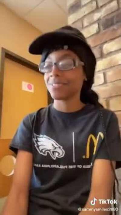 See guys, she is not racist.