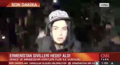 Ermenistan'ın sivilleri vurduğu Gence'deki CNN Türk Muhabiri: “Küçücük bir bebek çıkarıldı. Cansız bedenine dokundum, eli elime değdi. O kadar kötüydü ki...”