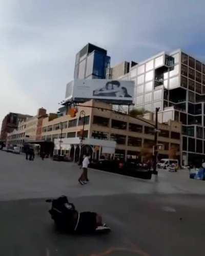 Cyclist Runs Red Light, Gets Hit By Vehicle