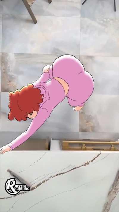 Ice Spice twerking in animation. By Justin Richburg.