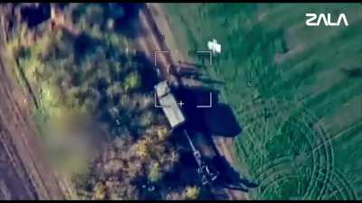 A collection of Lancet strikes on Ukrainian M777 howitzers