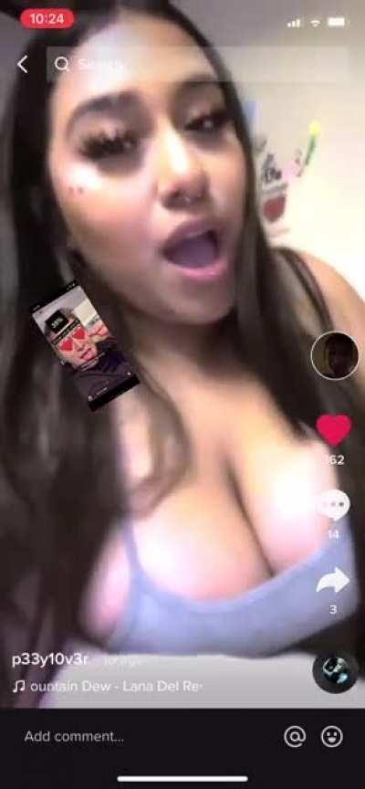 Sexy teen latina with big boobs
