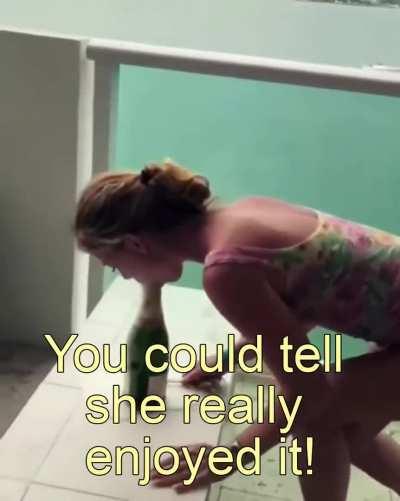 She's got a very sensual way of doing it