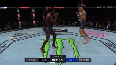 He broke his own leg