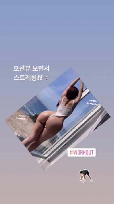 some recent short of stand vid from her