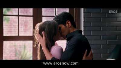 Alia's kissing ability has certainly improved with time!