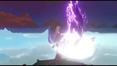 Yae Miko’s burst animation in slow motion