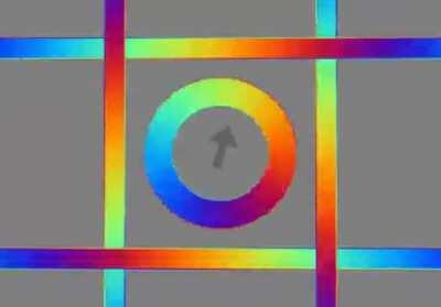 The lines and the circle in this clip are not moving