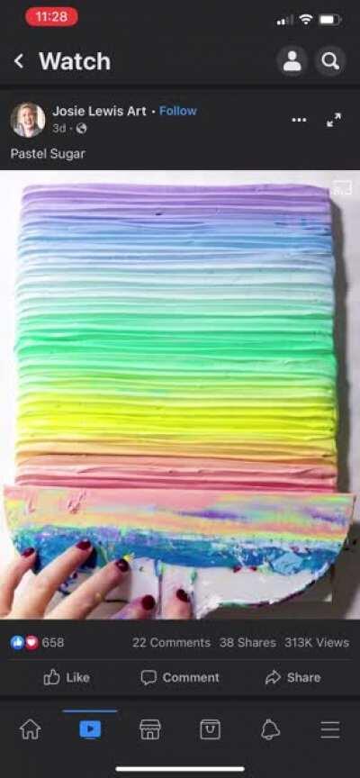 Found a new way to ice my cakes 🤤