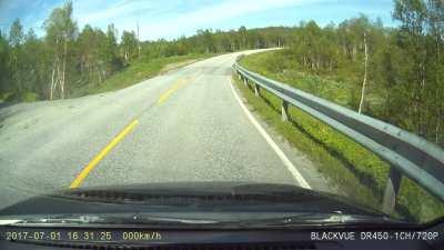 Driver falls asleep at the wheel, does a full 360° and walks away with no injuries (story in comments)