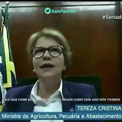 As vezes eu acho que estamos sendo governados pelos humoristas do Zorra Total. Ministra da Agricultura disse que 