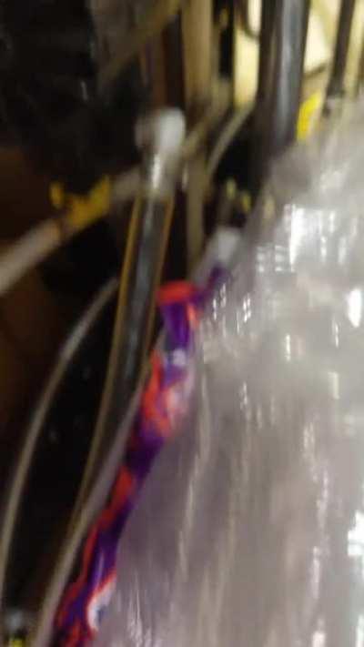 Spent an hour and a half trying to get this turned off. Head manager finally gave the go-ahead to turn off CO2 tank. Tried everything humanly possible to fix it ourselves with the basics (warm water, button on green part, taking it off and putting it back