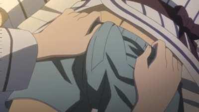 Ako plays with Keita's Erection [Kiss x Sis]