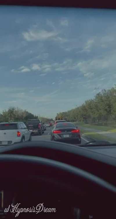 Opened my window and pulling up next to you. I said “Get in!😀”. Would you?