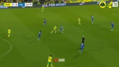 What a pass from Gilmour!