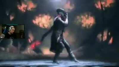 You can see the level of defeat in his eyes