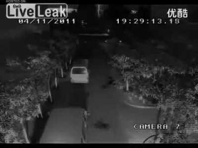 Struck by lightning three times!