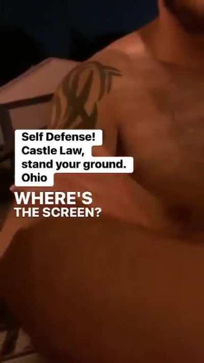 Creep caught peeping in his daughter's window.