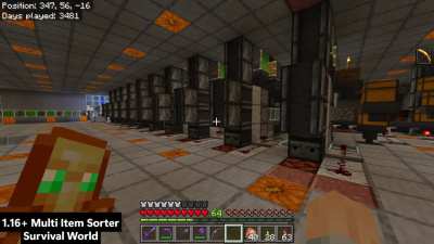Farewell 1.16. Multi Item sorter, Hello Copper golem