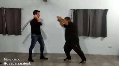 Como defenderse el ataque de un palo