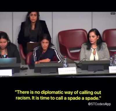 Palestinian representative Nada Tarbush makes powerful speech at the UN calling out western double standards.