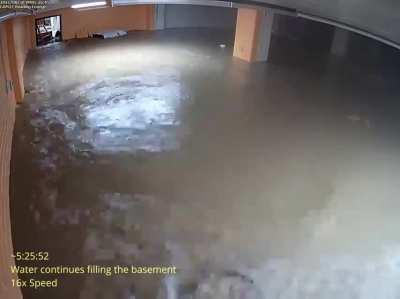 Northeast Dubois County High School flooding (August 30 2021)