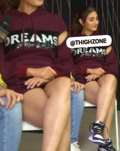 Dhvani Bhanushali ultra hot thighs from interviews (new)
