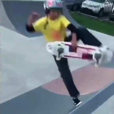 Ball busting skateboard