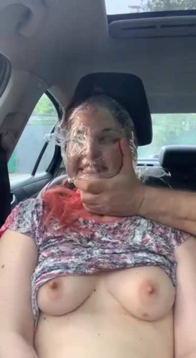 Outdoor plastic wrap breathplay