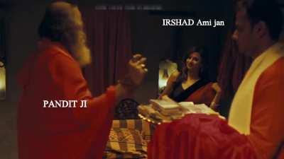 Pandit ji with Irshad Ami jan 