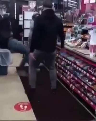 Its a different story when you kick a mans beer