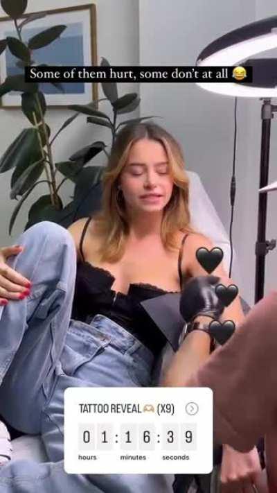 exited for Tattoo reveal