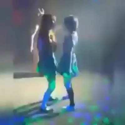 Asuka and Rei at the rave