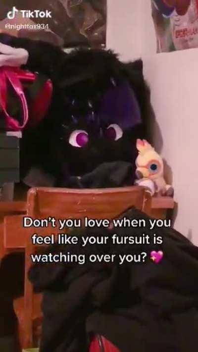 The personification of my empty fur suit gives me comfort 🤗wholesome