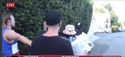 Professional MMA fighter punches Twitter journalist