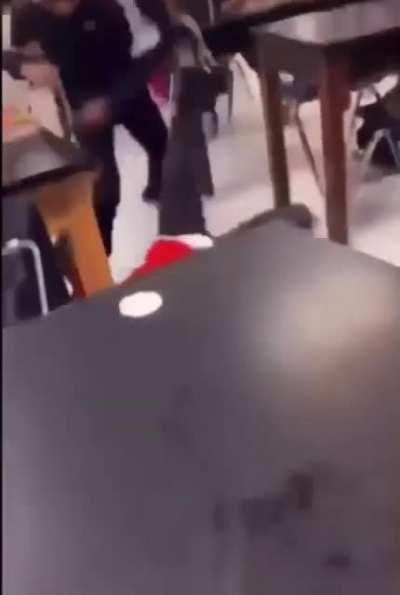 Got into a fight at school (I’m in the red 😈)