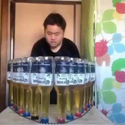 The only man, who continually takes on CORONA, and wins.