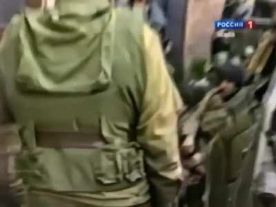 Chechnya. Journalist With Russian Soldiers Killed Whilst Fimling.