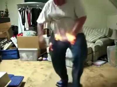 lighting yourself on fire prize